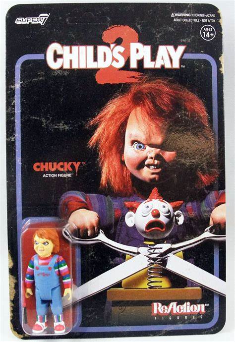 Childs Play 2 ReAction Chucky (Blood Splatter) – Super 7