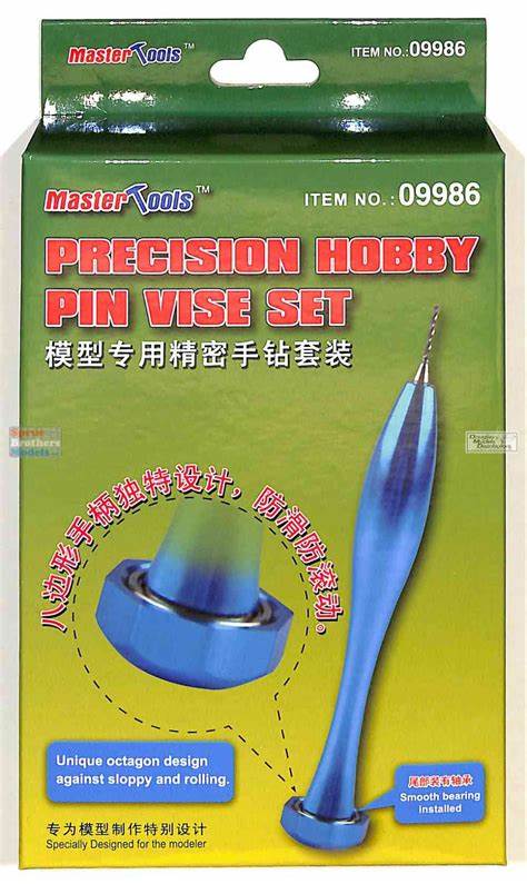 Trumpeter 09986 Precision Hobby Pin Vise Set (0.3-1.2)