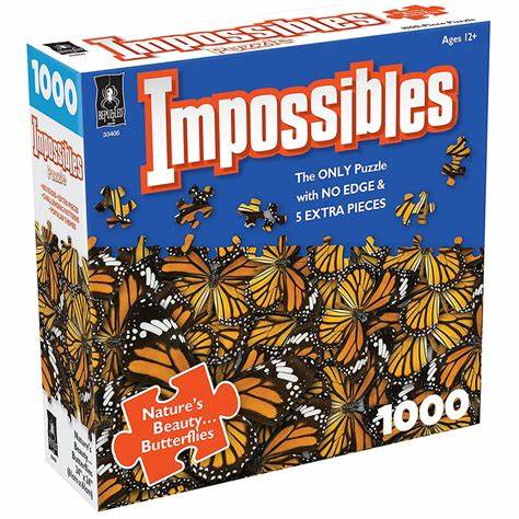 Impossibles Puzzles - Nature's Beauty Butterflies