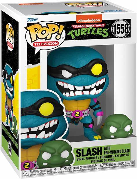 Funko POP TELEVISION TEENAGE MUTANT NINJA TURTLES SLASH 1558