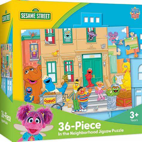 Sesame Street Puzzle for Kids - In the Neighborhood 36 Piece