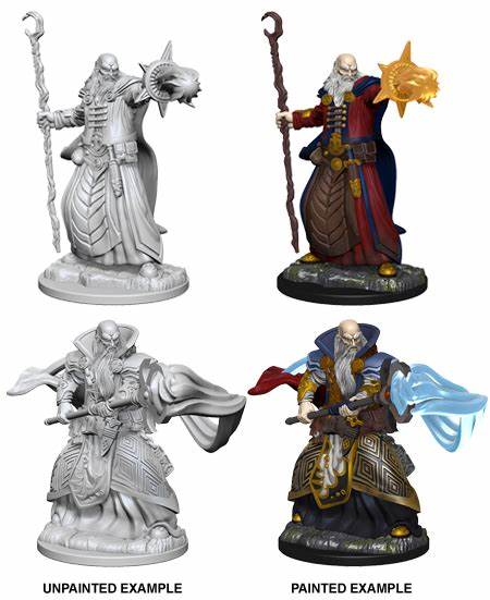 DND UNPAINTED MINIS WV1 MALE HUMAN WIZARD