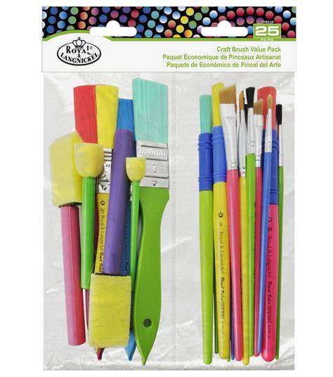 Royal Langnickel Craft Brush 25 Piece Value Pack - RART-18