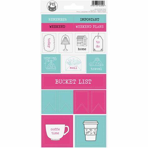 Journal Sticker Sheet, 17