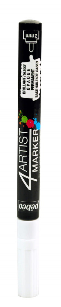 4Artist Marker, 2mm Fine Tip - White