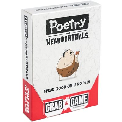 GRAB AND GAME - POETRY FOR NEANDERTHALS (EN)