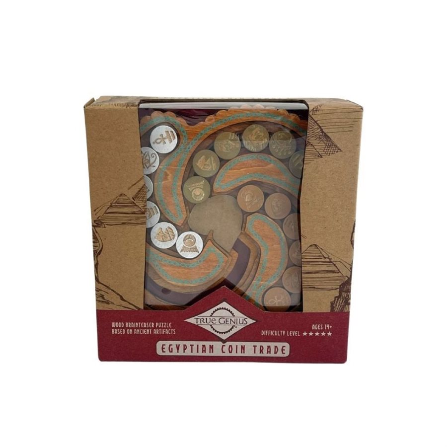 Puzzle Rompicapo Egyptian Coin Trade - Gioco In Legno Project Genius - Foto 5