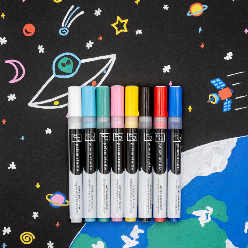 Acrylic Paint Markers, Basics, 8pc.