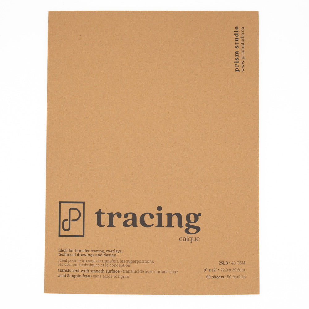 Color Factory: Tracing Paper 9"x12" 50gsm 24 Sheets Acid Free (Copy)