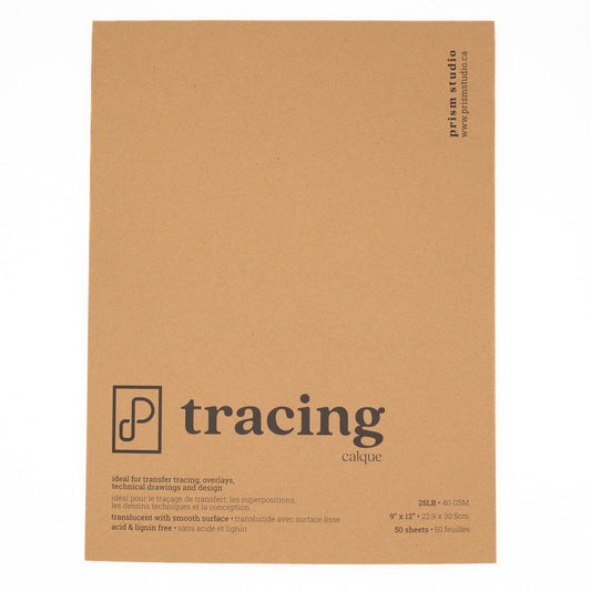 Color Factory: Tracing Paper 9"x12" 50gsm 24 Sheets Acid Free (Copy)