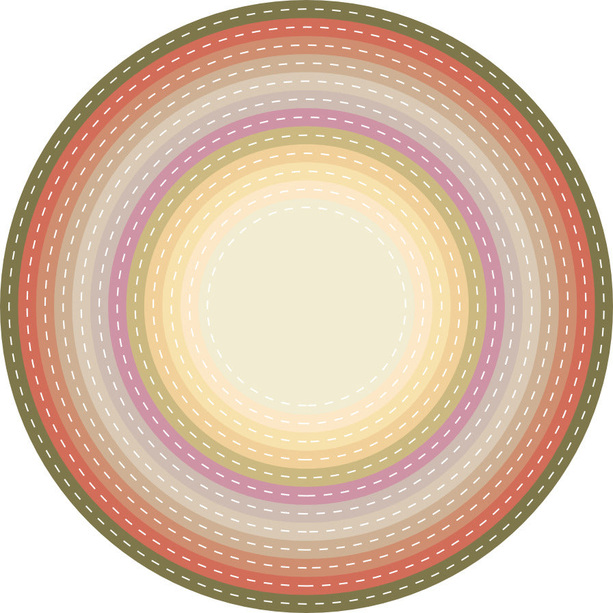 Die, Nesting Stitched Circles