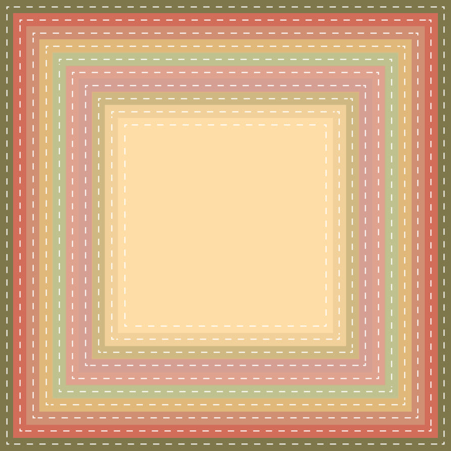 Die, Nesting Stitched Squares