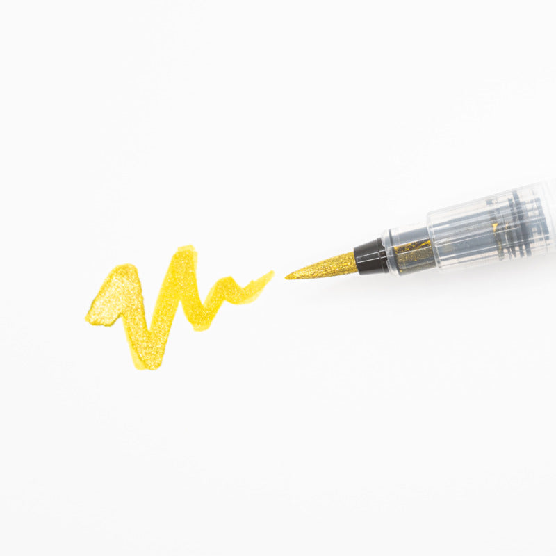 Glitter Brush Marker, Gold