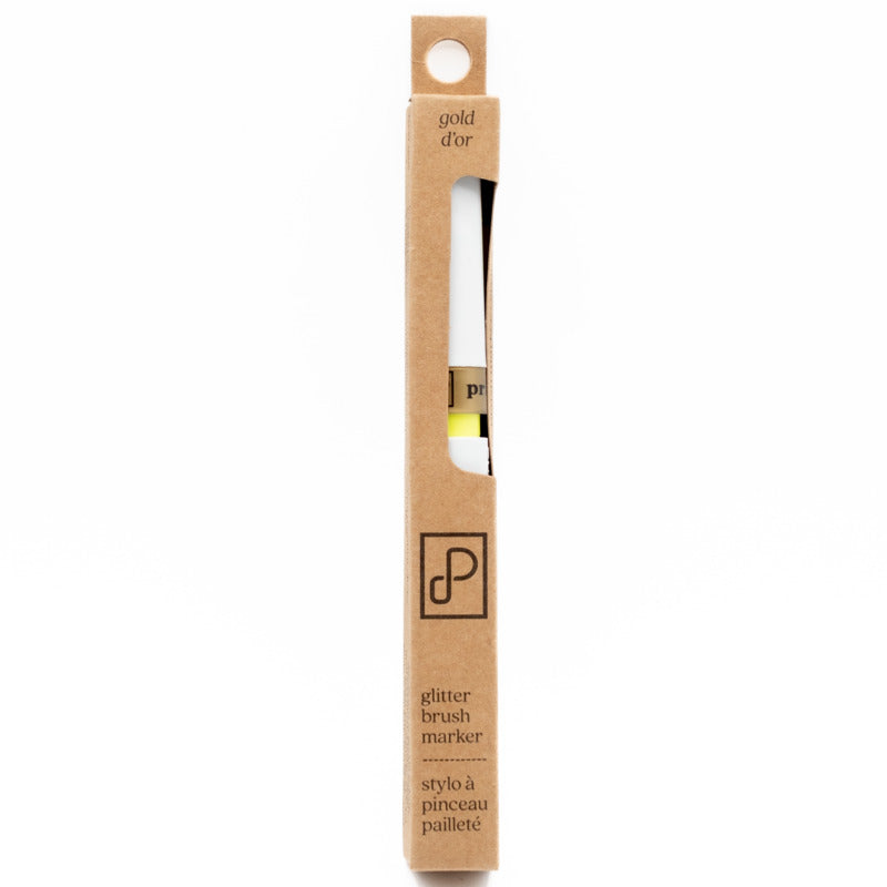 Glitter Brush Marker, Gold