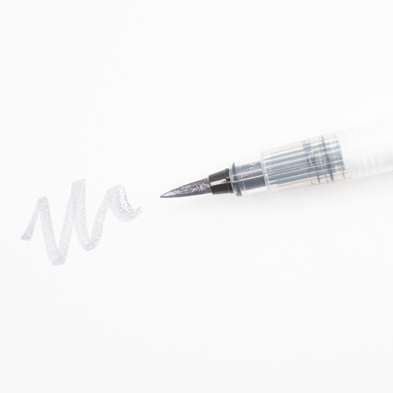 Glitter Brush Marker, Silver