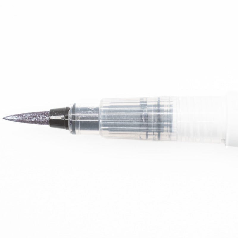 Glitter Brush Marker, Silver