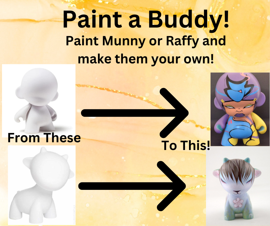 Paint a Buddy March 11th 1pm to 2pm $25.00