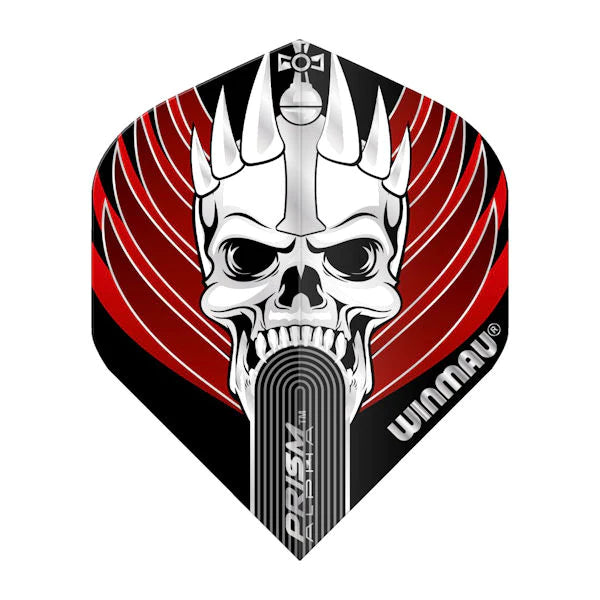 Winmau Prism Flights Skull & Black