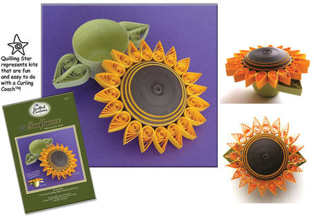 Quilling Kit, Sunflower Treasure Box