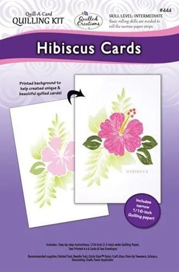 Quilling Kit, Hibiscus Cards