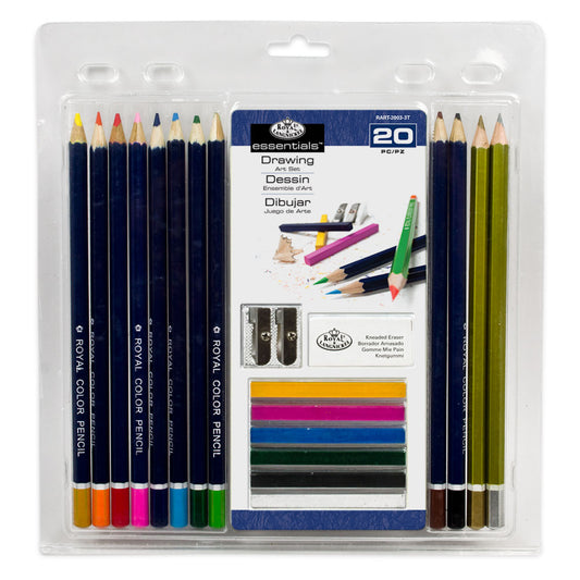 Essentials Clamshell Artist Set, Drawing (20pc)