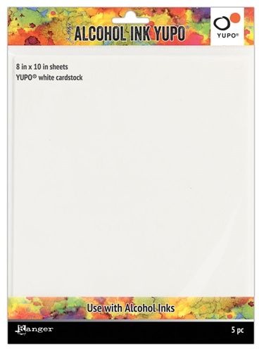 Alcohol Ink Yupo Paper, White - 8" x 10" (86lbs 5 Pack)