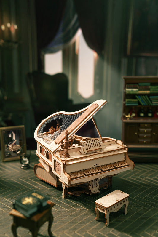 ROKR 3D Wooden Puzzle, Mechanical Music Box - Magic Piano