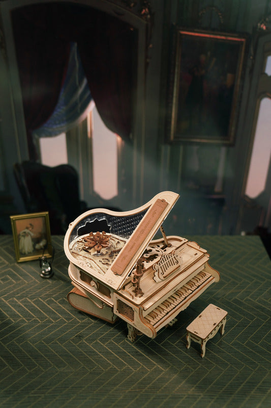 ROKR 3D Wooden Puzzle, Mechanical Music Box - Magic Piano