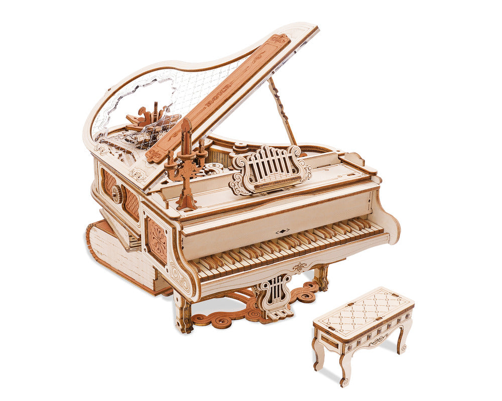 ROKR 3D Wooden Puzzle, Mechanical Music Box - Magic Piano