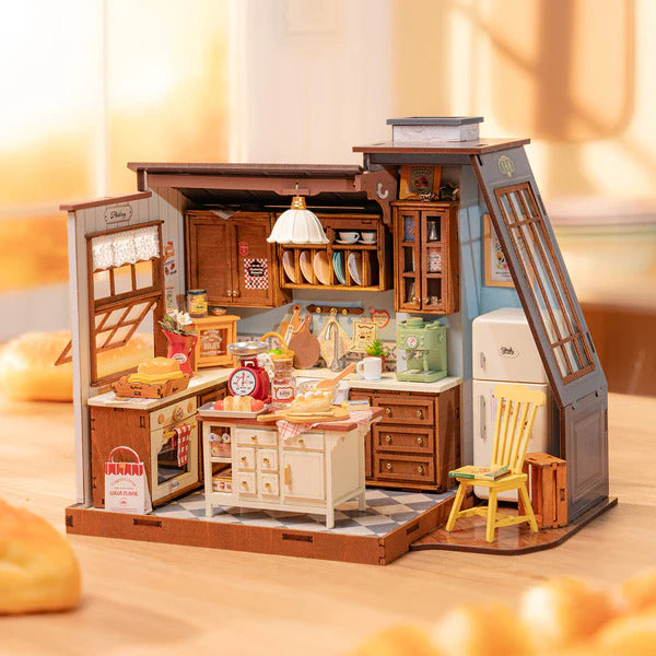 Rolife DIY Miniature House, Baking Kitchen DG172