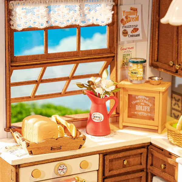 Rolife DIY Miniature House, Baking Kitchen DG172