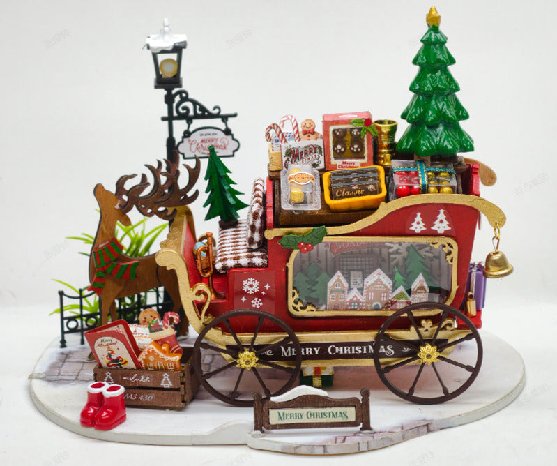 Rolife DIY Miniature House Kit, Reindeer Express