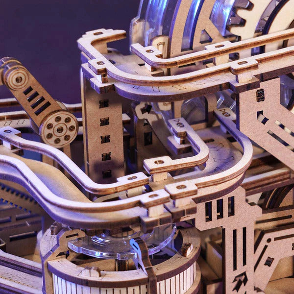 ROKR 3D Wooden Puzzle, Marble Run - Gearball Scramble