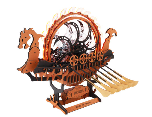 ROKR 3D Wooden Puzzle, Mechanical Gears - Dragon Boat