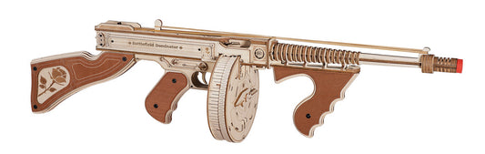 ROKR 3D Wooden Puzzle, Justice Guard - Submachine Gun