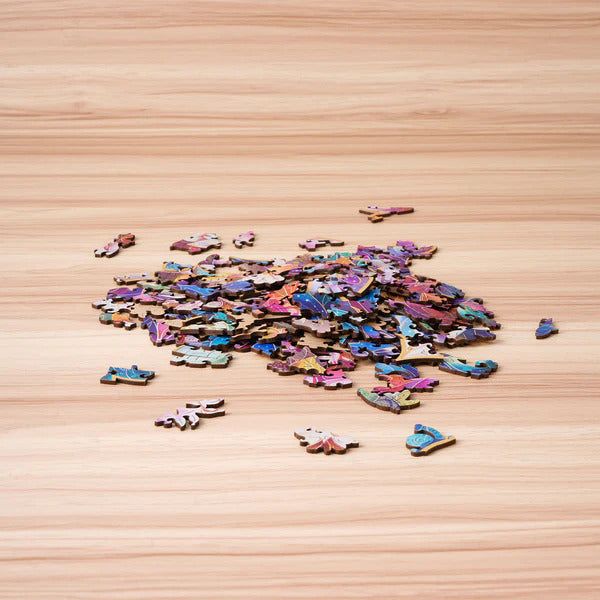 Rowood Wooden Jigsaw Puzzle, Mystic Mandala Flower