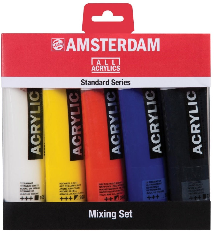 Amsterdam Standard Series Acrylic Set, Mixing (5pk)