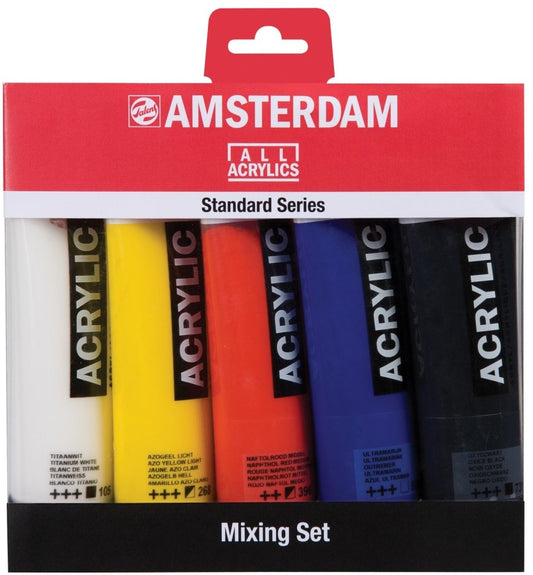 Amsterdam Standard Series Acrylic Set, Mixing (5pk)
