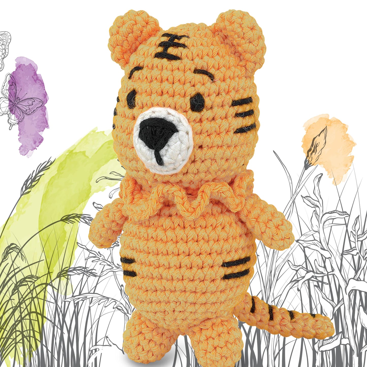 Knitty Critters - Pouch Pals I Ralph The Tiger