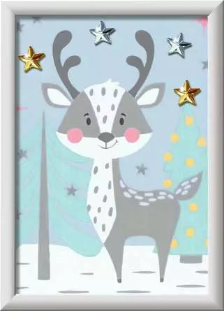 CreArt Paint by Numbers - Cute Deer