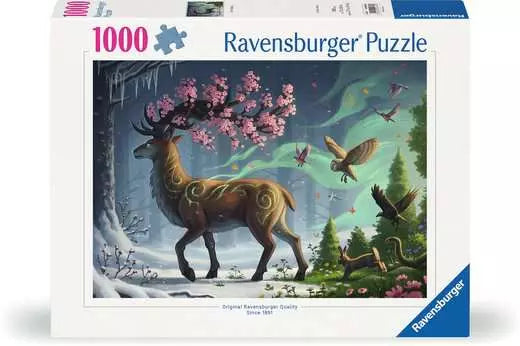 Jigsaw Puzzle Deer of Spring 1000 pieces