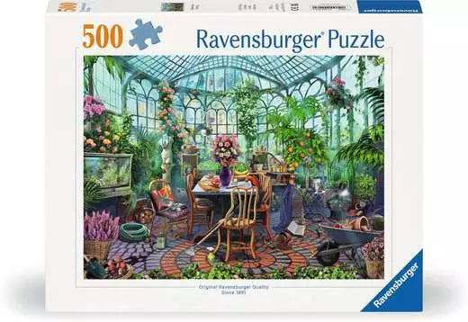 Jigsaw Puzzle Greenhouse Mornings - 500 Pieces