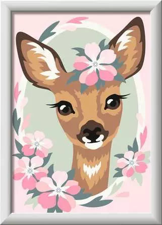 CreArt Paint by Numbers - Delightful Deer