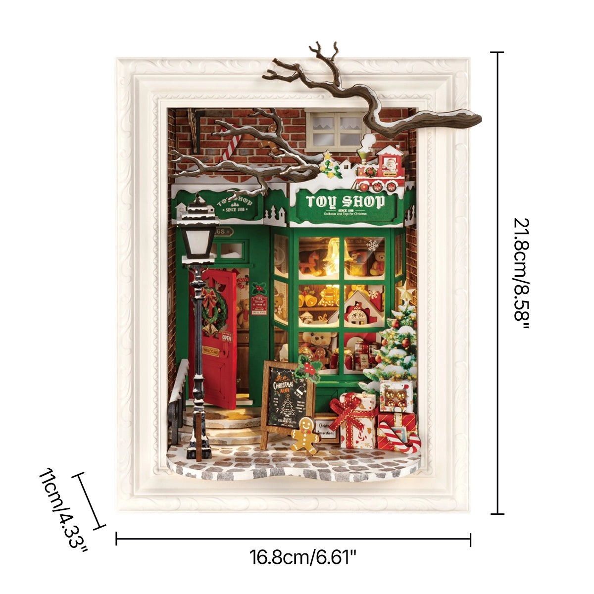 ROKR 3D Wooden Puzzle, Santa's Toy Shop
