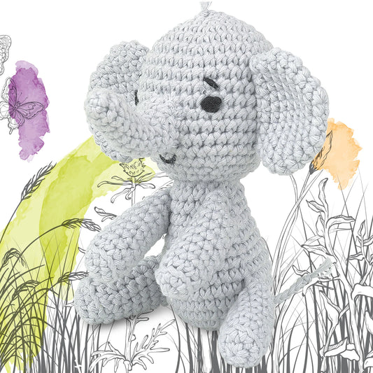 Knitty Critters - Pouch Pals I Ross The Elephant