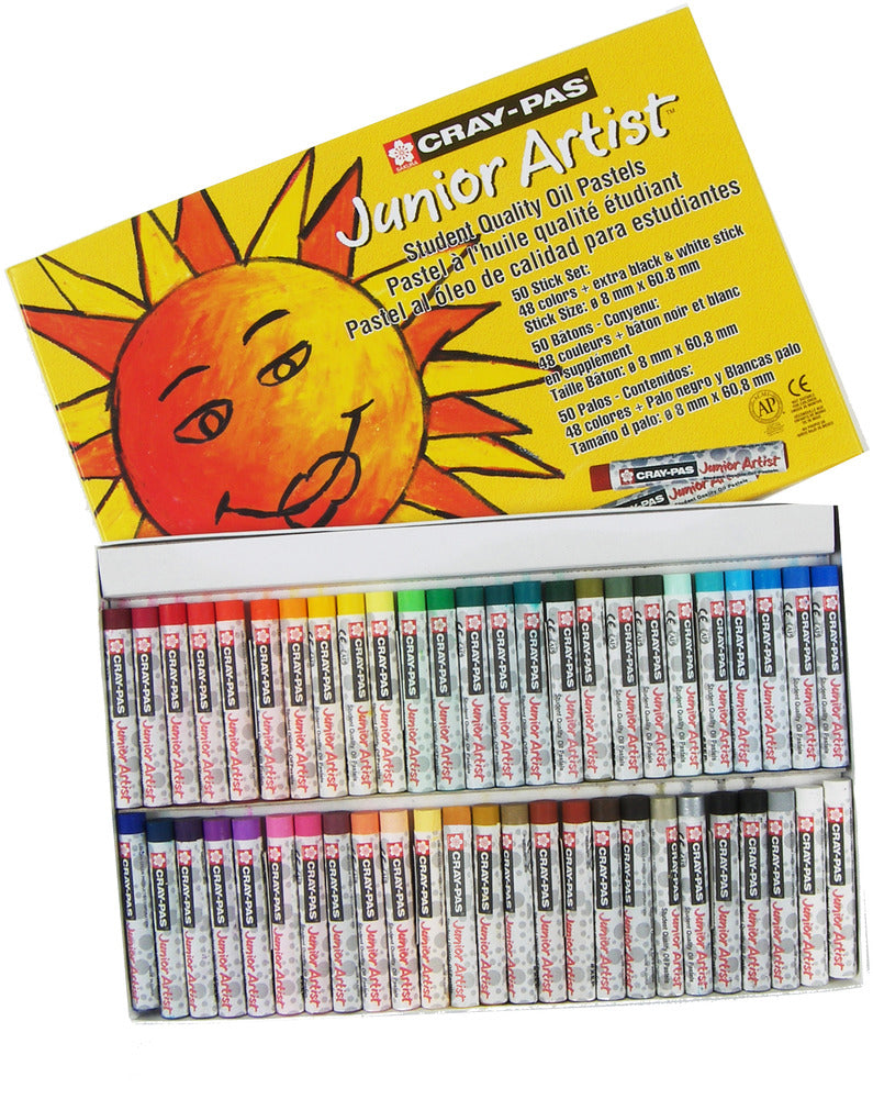 Cray-Pas Junior Artist Oil Pastel Set, 48 Colors (50 pc)