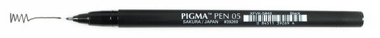 Pigma Pen 05, 0.50mm Plastic Tip - Black