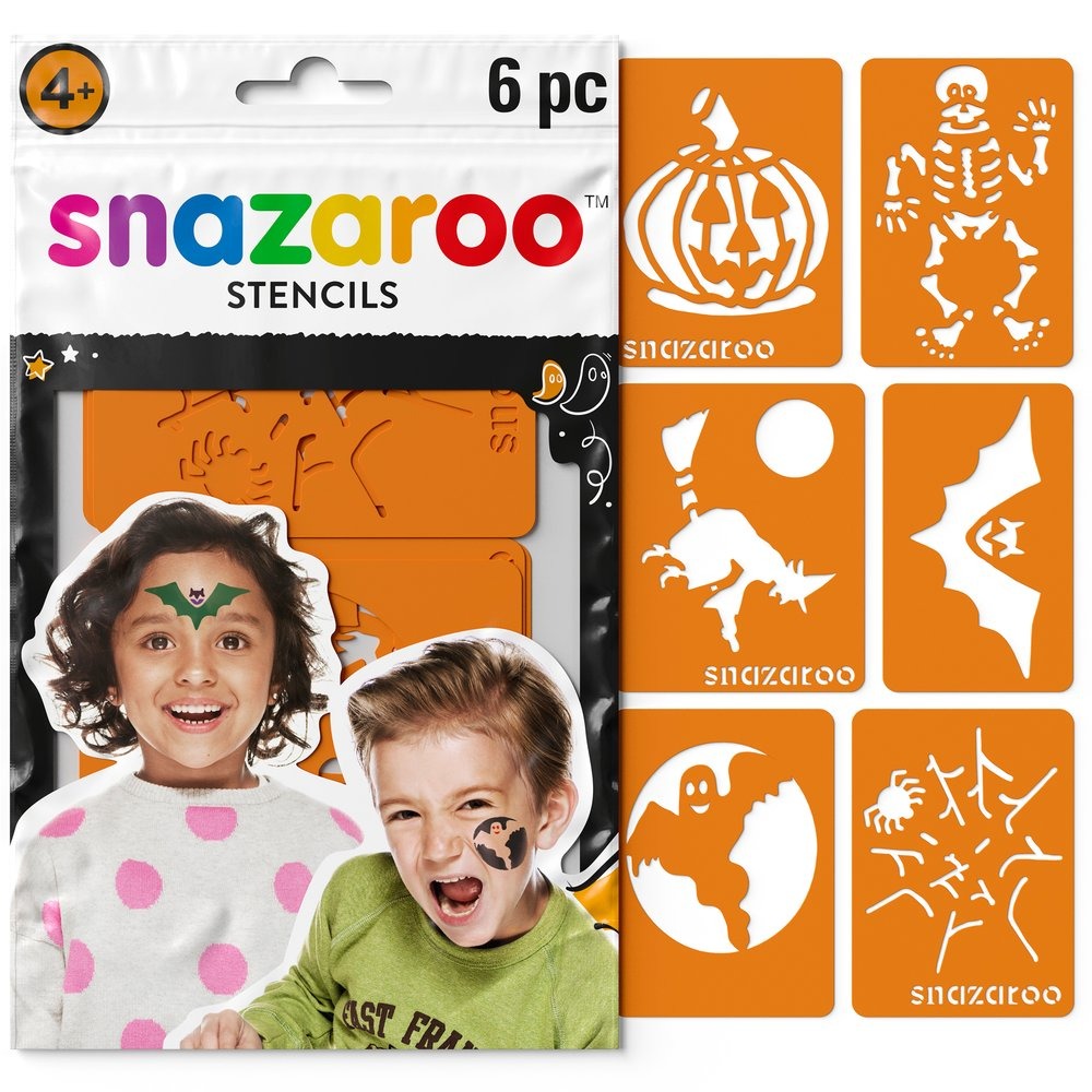 Face Paint Stencils (Set of 6), Halloween