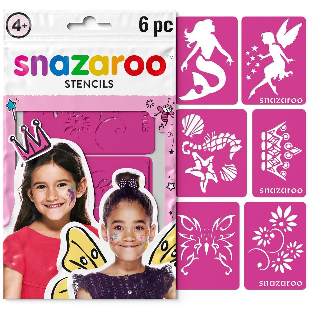 Face Paint Stencils (Set of 6),Fantasy