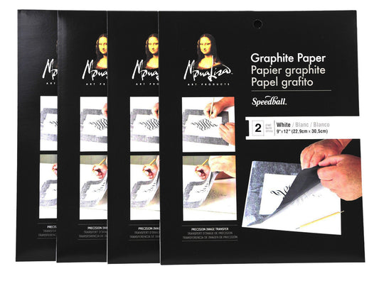 Mona Lisa Graphite Paper, 9" x 12" - Black (2 sheets)